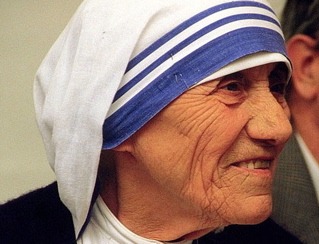 Mother Teresa of Calcutta. (Wikipedia)