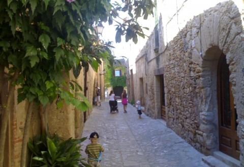 One of Vilassar de Mar's very narrow streets.