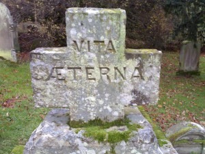 tombstone at old bewick