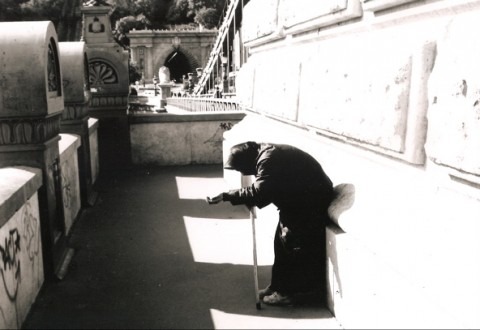 Taken on a bridge in Hungary. What will our response be to the needs of others? (Brian Stumpe)
