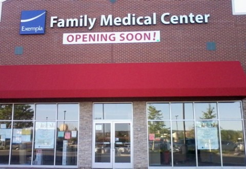 The front signage of a new Family Medical Center in Broomfield, Colo. (Marrton Dormish)